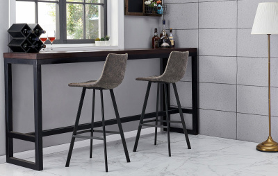 Стул барный CQ-8307A-6 серый 2089. Фото №5