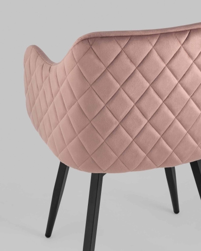 Стул Ника вращающийся велюр пыльно-розовый. Фото №8