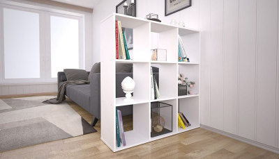 Стеллаж Polini Home Smart, белый. Фото