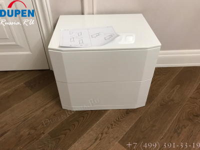 Тумба прикроватная DUPEN M-102 белая. Фото №4