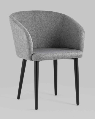 Кресло Ральф рогожка тёмно-серый фото Кресло Ральф рогожка тёмно-серый. Фото №3