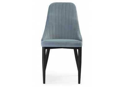Стул Kora light blue / black фото Стул Kora light blue / black. Фото №2
