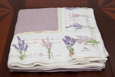 Скатерть Secret De Maison Aromate 160см х 160см фото Скатерть Secret De Maison Aromate 160см х 160см. Фото №3