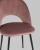 Стул Меган велюр с ромбами пыльно-розовый фото Стул Меган велюр с ромбами пыльно-розовый. Фото №8