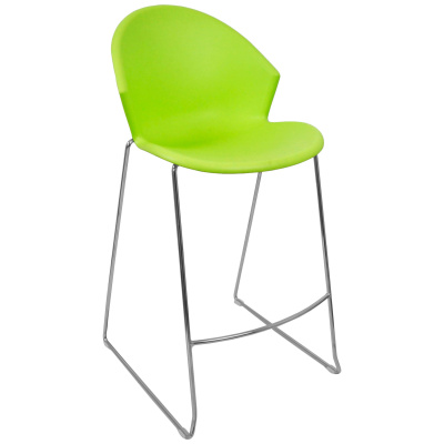 Стул Smile-4 барный хром. Фото №4