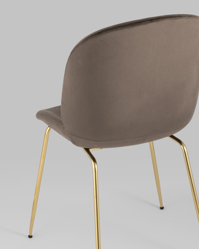 Стул Beetle коричневый. Фото №8