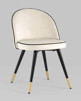 Стул Gabi LUX велюр бежевый. Фото №3