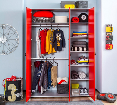 Трехстворчатый шкаф Cilek Racecup фото Трехстворчатый шкаф Cilek Racecup. Фото №2