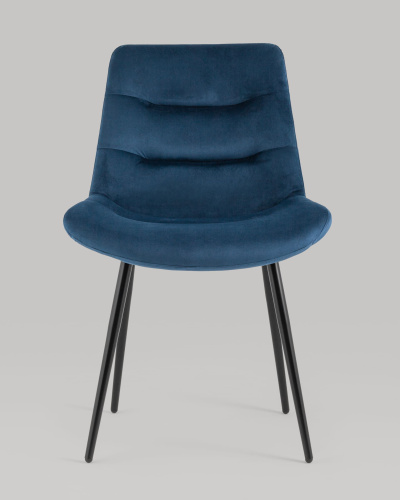 Стул Остин велюр пыльно-синий. Фото №4
