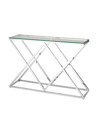 Консоль ИНСИГНИЯ 115*30 серебро. Фото