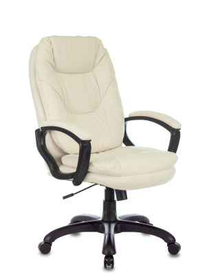Кресло руководителя Бюрократ CH-868N слоновая кость OR-10 эко.кожа крестовина пластик. Фото №2