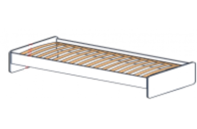 Кровать односпальная на каркасе Силуэт фото Кровать односпальная на каркасе Силуэт. Фото №2