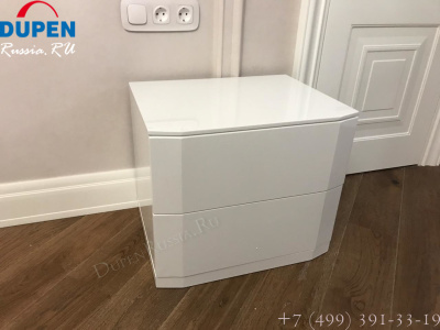 Тумба прикроватная DUPEN M-102 белая. Фото №2