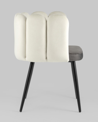 Кресло Карнавал бежевое/темно-серое фото Кресло Карнавал бежевое/темно-серое. Фото №4