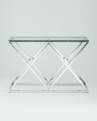 Консоль ИНСИГНИЯ 115*30 серебро. Фото