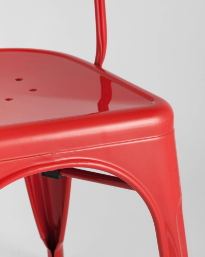 Стул TOLIX красный глянцевый. Фото №10