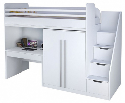 Поручень для кровати Polini Kids City, белый. Фото №4