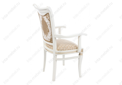 Стул деревянный Mariano молочное / патина. Фото №3