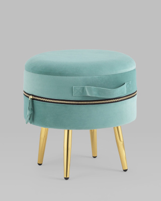 Пуф Тильда велюр мятный. Фото №3