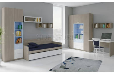 Полка настенная три секции Силуэт фото Полка настенная три секции Силуэт. Фото №4