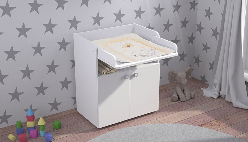 Матрас пеленальный Polini kids Слоник, бежевый. Фото №9