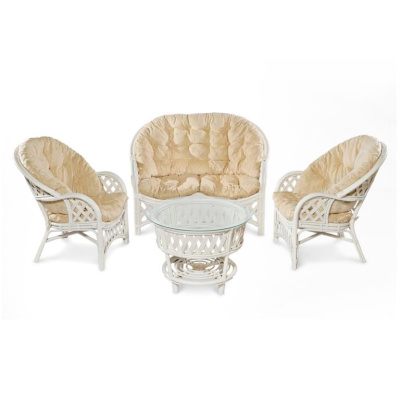 Комплект Черчилль с 2-х местным диваном, цвет: белый. Фото №2