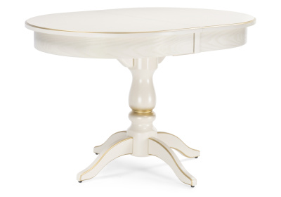 Стол деревянный Сайрус слоновая кость / золото. Фото №2