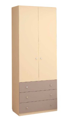 Шкаф с тремя выдвижными ящиками Силуэт. Фото №3