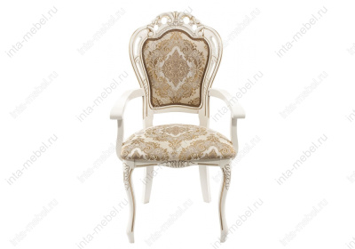 Стул деревянный Bronte молочный / патина. Фото №3