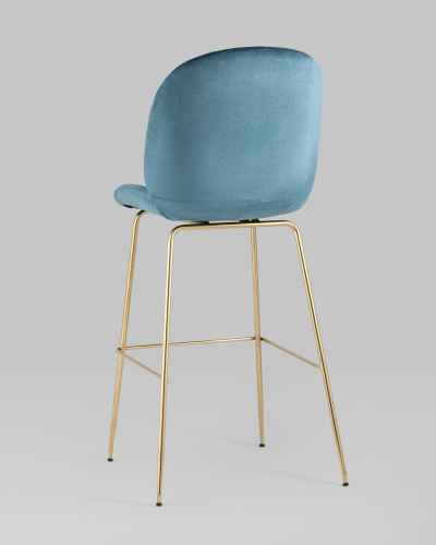 Стул барный Beetle со спинкой маренго фото Стул барный Beetle со спинкой маренго. Фото №7