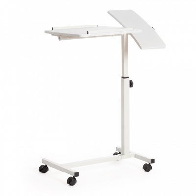 Подставка для ноутбука LT-01 металл, мдф, white (белый). Фото