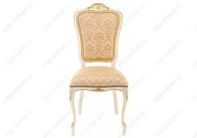 Стул деревянный Руджеро патина золото / бежевый комби фото Стул деревянный Руджеро патина золото / бежевый комби. Фото №2