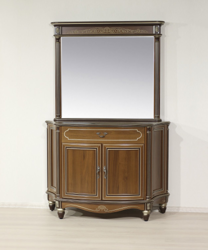 Зеркало Палермо 17 + Комод 2-х дверный Палермо 86. Фото №1